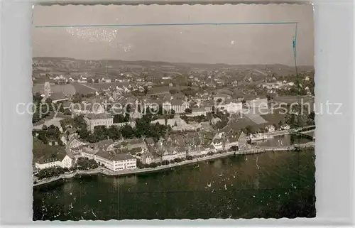 AK / Ansichtskarte Meersburg Bodensee Fliegeraufnahme Kat. Meersburg