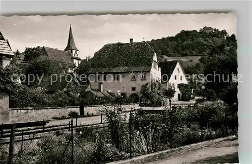 AK / Ansichtskarte Kocherstetten Teilansicht Schloss Kat. Kuenzelsau