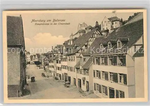 AK / Ansichtskarte Meersburg Bodensee Hauptstrasse Unterstadt Kat. Meersburg