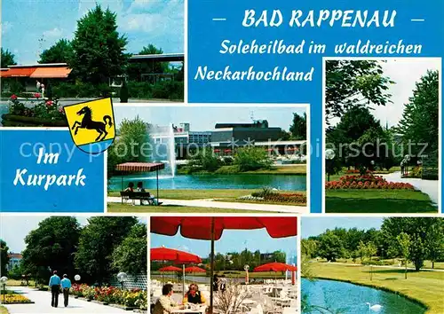 AK / Ansichtskarte Bad Rappenau Kurhaus Park Restaurant Terrasse Schwanenteich Kat. Bad Rappenau