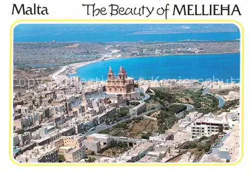AK / Ansichtskarte Mellieha Fliegeraufnahme Kat. Malta