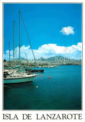AK / Ansichtskarte Lanzarote Kanarische Inseln Yachthafen