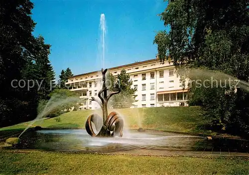 AK / Ansichtskarte Lindenfels Odenwald Eleonorenklinik Brunnen Kat. Lindenfels