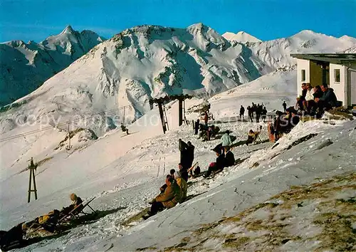 AK / Ansichtskarte Heiligenblut Kaernten Schareck Bergstation mit Grossglockner Kat. Heiligenblut