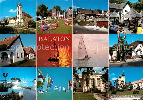 AK / Ansichtskarte Balaton Plattensee Teilansichten Kat. Ungarn