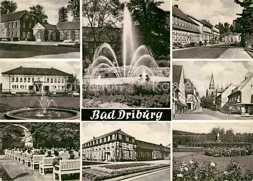 AK / Ansichtskarte Bad Driburg Kuranlagen Springbrunnen Kurkonzert Kat. Bad Driburg
