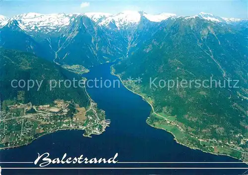 AK / Ansichtskarte Balestrand Fliegeraufnahme Kat. Fylke Sogn og Fjordane