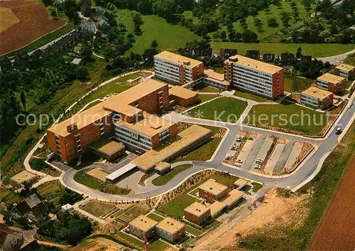 AK / Ansichtskarte Haan Rheinland St Josef Krankenhaus Fliegeraufnahme Kat. Haan