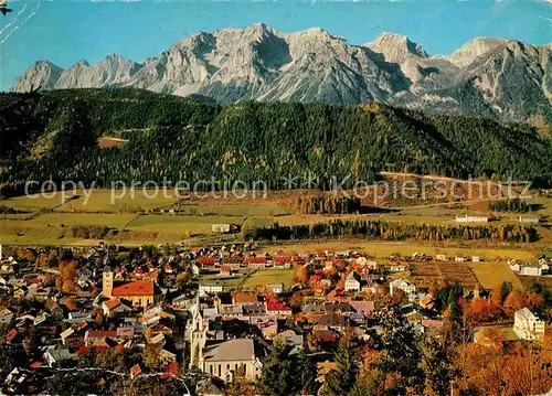 AK / Ansichtskarte Schladming Obersteiermark mit Dachsteingebirge Kat. Schladming