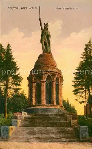 AK / Ansichtskarte Hermannsdenkmal Teutoburger Wald Kat. Detmold