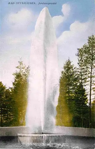 AK / Ansichtskarte Bad Oeynhausen Brunnen Fontaene Kat. Bad Oeynhausen