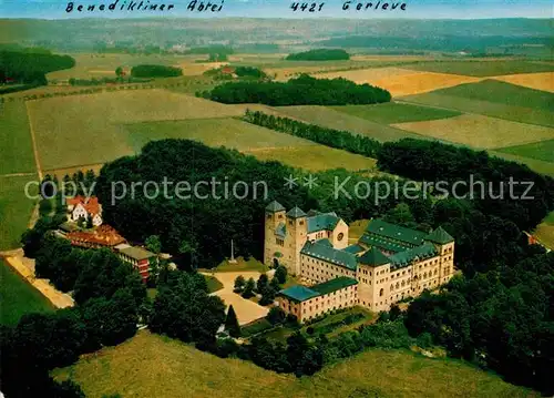 AK / Ansichtskarte Gerleve Benediktiner Abtei Fliegeraufnahme Kat. Coesfeld