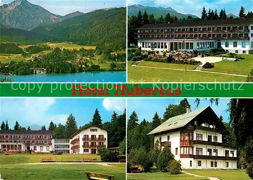 AK / Ansichtskarte Bad Wiessee Tegernsee Hotel Hubertus Alpen