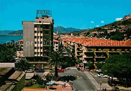 AK / Ansichtskarte Pietra Ligure Hotel Royal e Via Matteotti