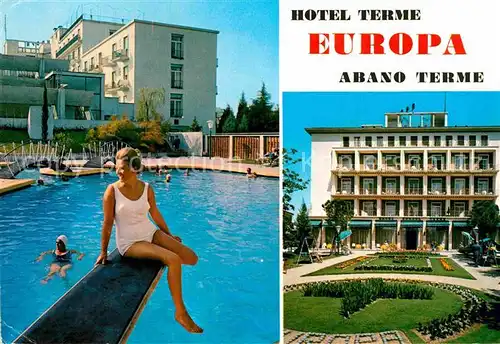 AK / Ansichtskarte Abano Terme Hotel Terme Europa Swimming Pool Kat. Abano Terme