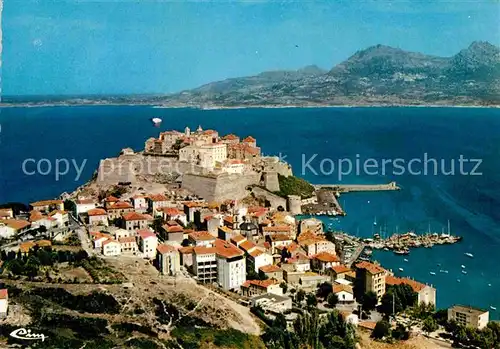 AK / Ansichtskarte Calvi Fliegeraufnahme Calvi Ville Port  Kat. Calvi