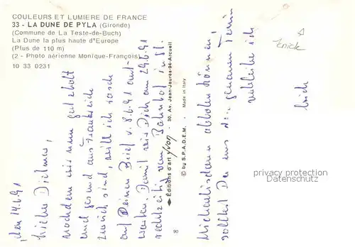 AK / Ansichtskarte La Teste de Buch La Dune de Pyla Collection Couleurs et Lumiere de France Kat. La Teste de Buch