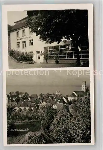 AK / Ansichtskarte Meersburg Bodensee Hotel Wilder Mann Panorama  Kat. Meersburg