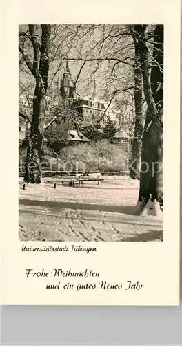 AK / Ansichtskarte Tuebingen Schloss Winterlandschaft Kat. Tuebingen