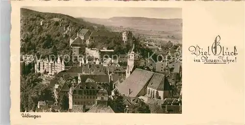 AK / Ansichtskarte Tuebingen Schloss Panorama Glueckwunschkarte Kat. Tuebingen