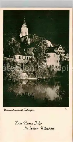 AK / Ansichtskarte Tuebingen Neujahrswuensche Kat. Tuebingen