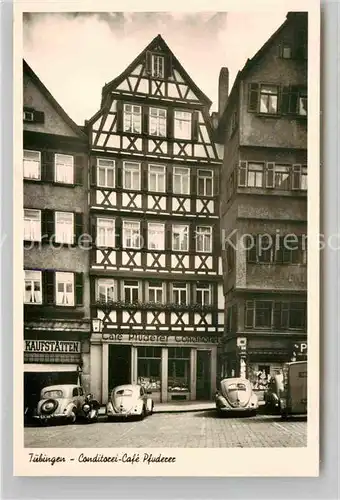 AK / Ansichtskarte Tuebingen Conditorei Cafe Pfuderer Kat. Tuebingen