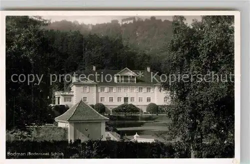 AK / Ansichtskarte Bodman Bodensee Schloss