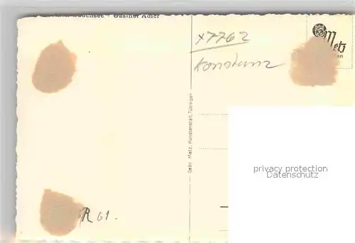 AK / Ansichtskarte Bodman Bodensee Panorama Stempel auf Vorderseite