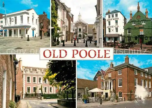 AK / Ansichtskarte Poole Dorset Grace House Georgian style buildings warehouse harbour offices 