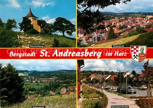 AK / Ansichtskarte St Andreasberg Harz Glockenberg Schuetzenstrasse  Kat. Sankt Andreasberg