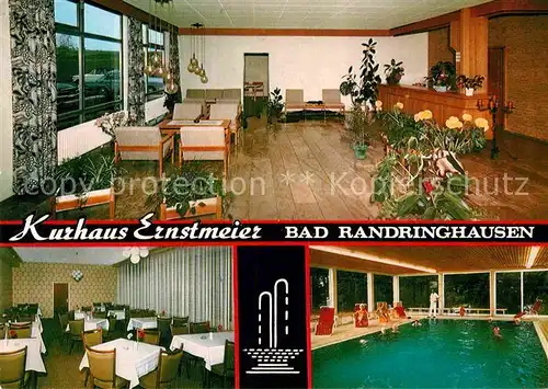 AK / Ansichtskarte Bad Randringhausen Kurhaus Ernstmeier Schwimmbad Kat. Buende