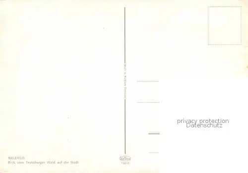 AK / Ansichtskarte Bielefeld Blick vom Teutoburgerwald Kat. Bielefeld