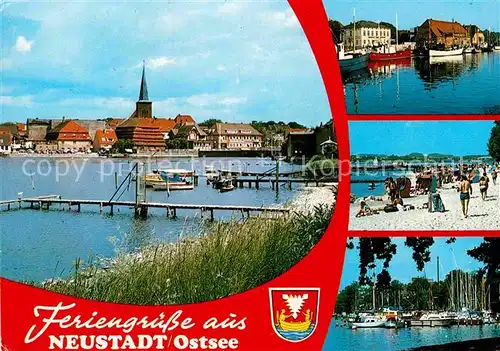 AK / Ansichtskarte Neustadt Holstein Strand Hafen Kat. Neustadt in Holstein