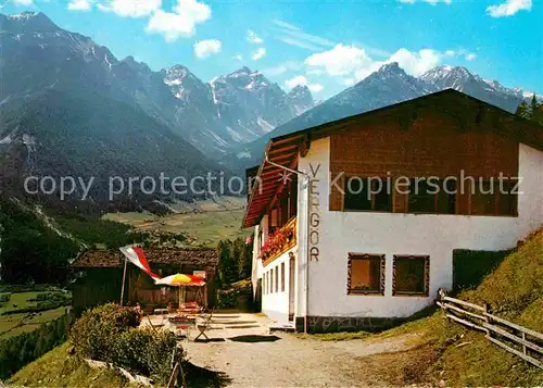 AK / Ansichtskarte Fulpmes Tirol Jausenstation und Ausflugsort Vergoer Pinnistal Stubaier Alpen Kat. Fulpmes