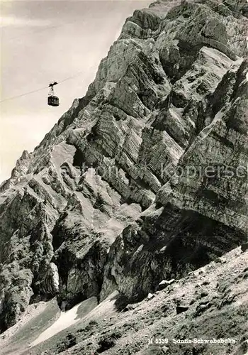 AK / Ansichtskarte Seilbahn Saentis  Kat. Bahnen