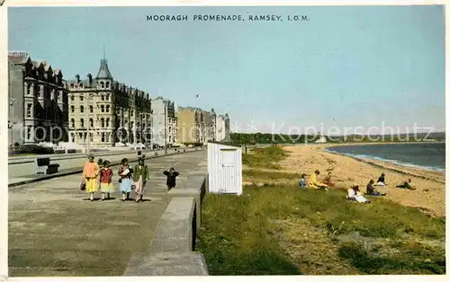 AK / Ansichtskarte Ramsey Isle of Man Mooragh Promenade  Kat. ramsey