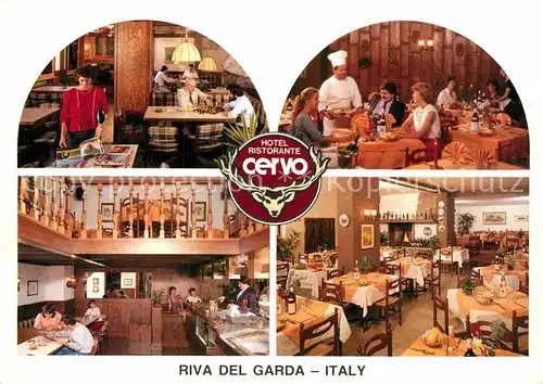 AK / Ansichtskarte Riva del Garda Hotel Ristorante Cervo  Kat. 