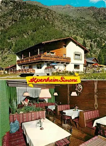 AK / Ansichtskarte Zwieselstein Soelden Alpenheim Simone  Kat. Soelden oetztal