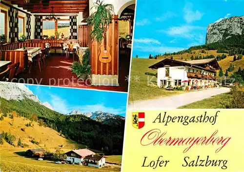 AK / Ansichtskarte Lofer Alpengasthof Obermayerberg  Kat. Lofer
