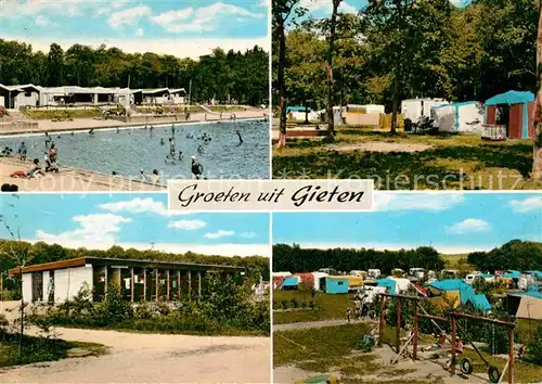 AK / Ansichtskarte Gieten Camping Zeltplatz Schwimmbad  Kat. Gieten