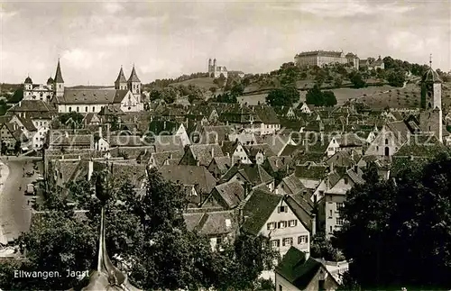 AK / Ansichtskarte Ellwangen Jagst Teilansicht  Kat. Ellwangen (Jagst)