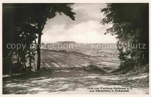 AK / Ansichtskarte Heilbronn Neckar Blick vom Wartberg Kat. Heilbronn