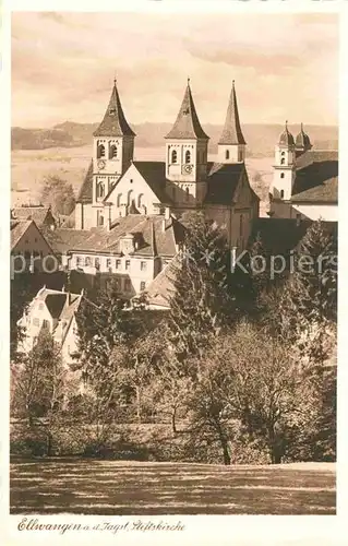 AK / Ansichtskarte Ellwangen Jagst Stiftskirche  Kat. Ellwangen (Jagst)