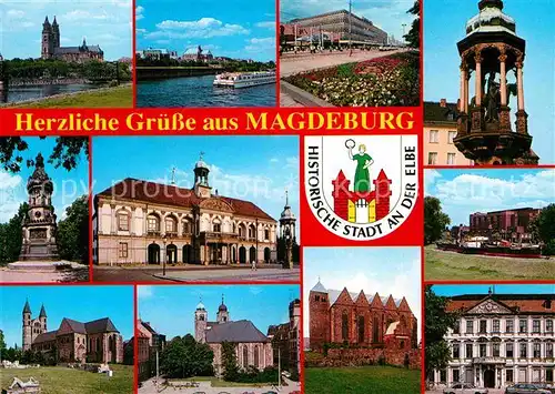 AK / Ansichtskarte Magdeburg Schloss Denkmal Muenster  Kat. Magdeburg