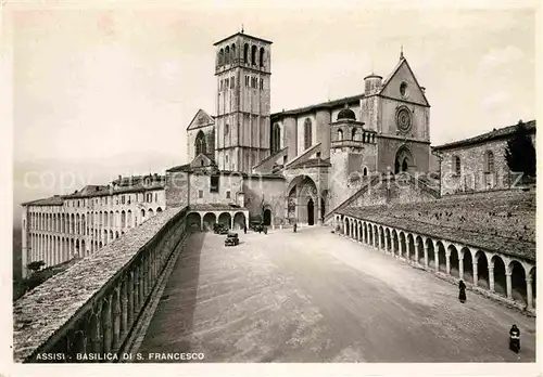 AK / Ansichtskarte Assisi Umbria Basilica di S. Francesco  Kat. Assisi