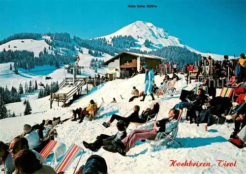 AK / Ansichtskarte Brixen Thale Skigebiet Hochbrixen Kat. Brixen im Thale