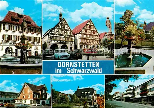 AK / Ansichtskarte Dornstetten Wuerttemberg Fachwerk Brunnen  Kat. Dornstetten