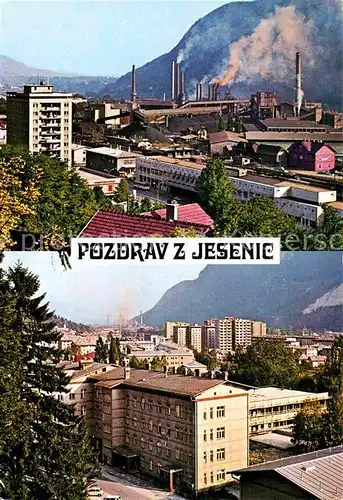 AK / Ansichtskarte Jesenice Jechnitz Tschechien Teilansichten Industrie