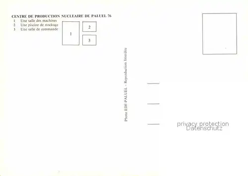 AK / Ansichtskarte Atomkraftwerk Kernkraftwerk Centre de Production Nucleaire de Paluel 76  Kat. Wissenschaft Science