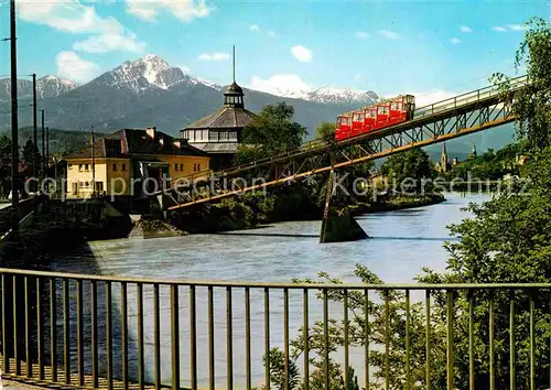 AK / Ansichtskarte Zahnradbahn Hungerburgbahn Talstation Innsbruck Nockspitze  Kat. Bergbahn
